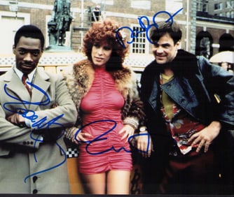 Trading Places rare cast signed photograph