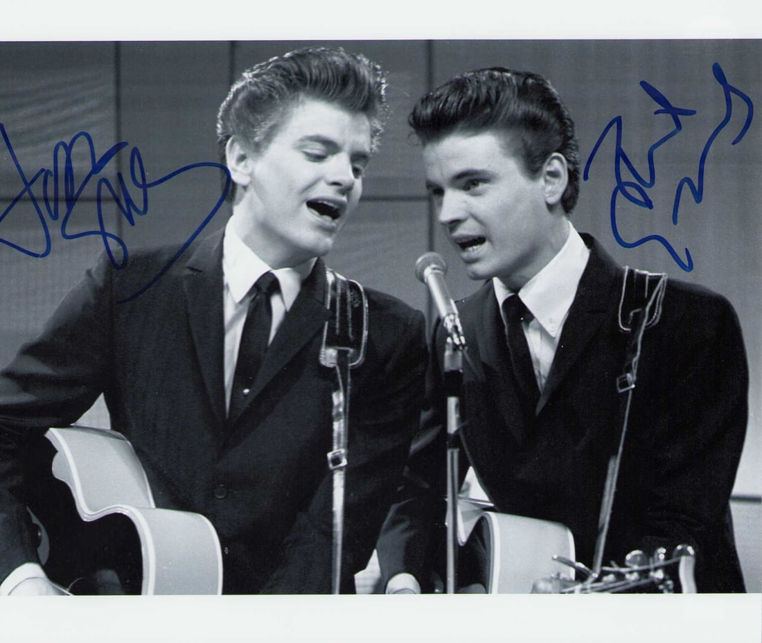 Everly Brothers signed photograph (1 of 1)
