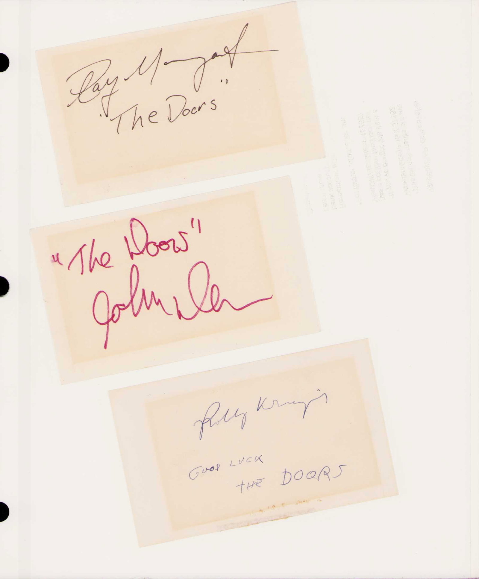The Doors signatures (1 of 1)