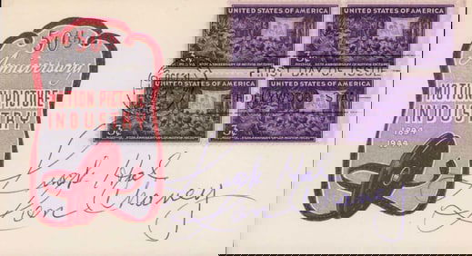 Lon Chaney Jr signed FDC