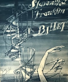 Slavenska Franklin Ballet signed program