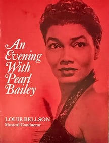An Evening with Pearl Bailey program