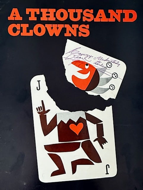 A Thousand Clowns signed program (1 of 2)