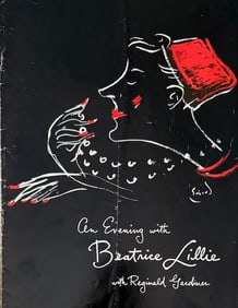 An Evening with Beatrice Lillie program