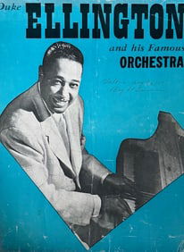 Duke Ellington concert program signed