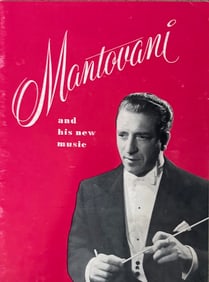 Mantovani signed concert program