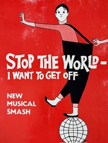 Stop the World I Want to Get off Program signed