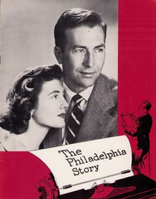 The Philadelphia Story signed program