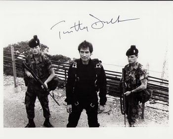 Timothy Dalton James Bond signed photograph