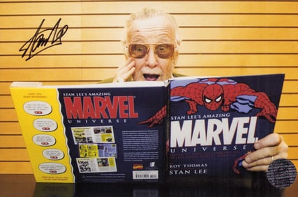 Stan Lee signed photograph