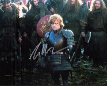 Peter Dinklage signed Game of Thrones photograph