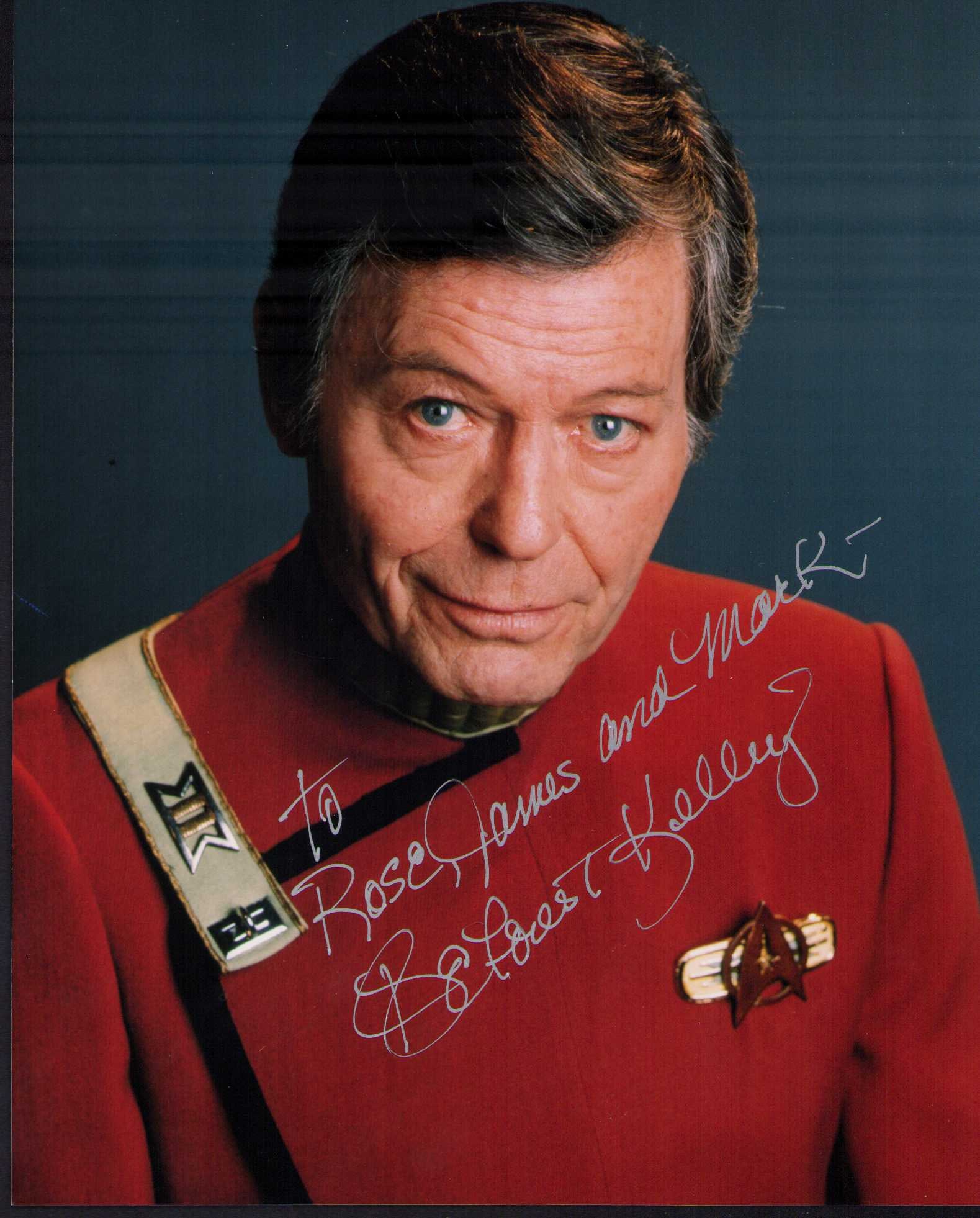 Deforest Kelley Star Trek signed photograph (1 of 1)