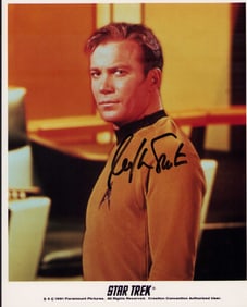 William Shatner Star Trek signed photograph