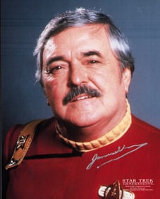 James Doohan Star Trek signed photograph