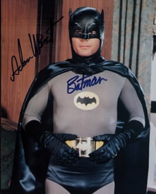 Adam West Batman signed photograph