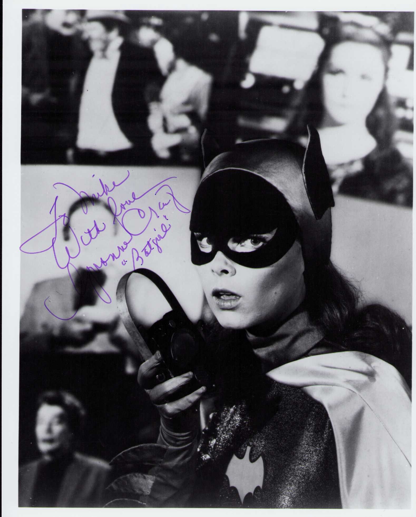 Yvonne Craig Batman signed photograph (1 of 1)