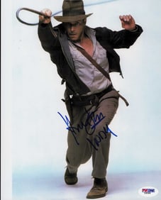 Harrison Ford Indiana Jones PSA signed photograph