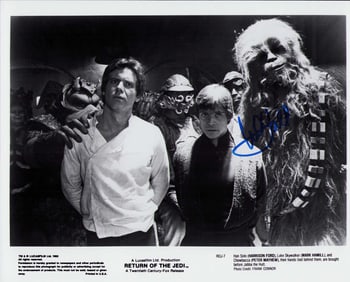 Mark Hamill Star Wars signed photograph