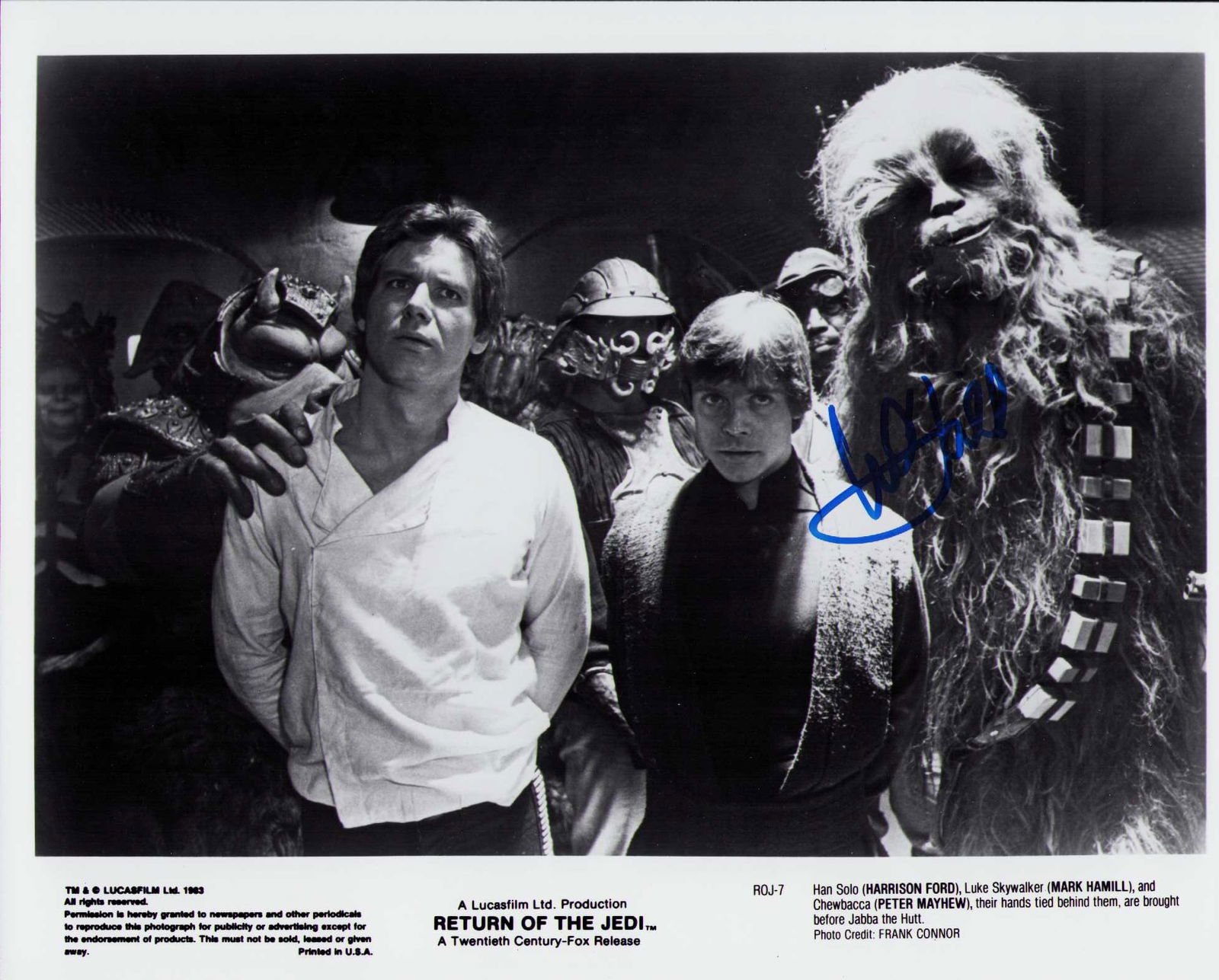 Mark Hamill Star Wars signed photograph (1 of 1)