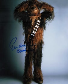 Peter Mayhew Star Wars signed photograph