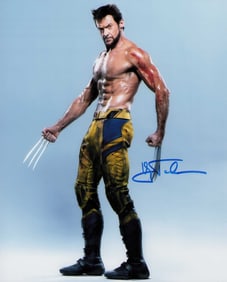 Hugh Jackman Wolverine signed photograph