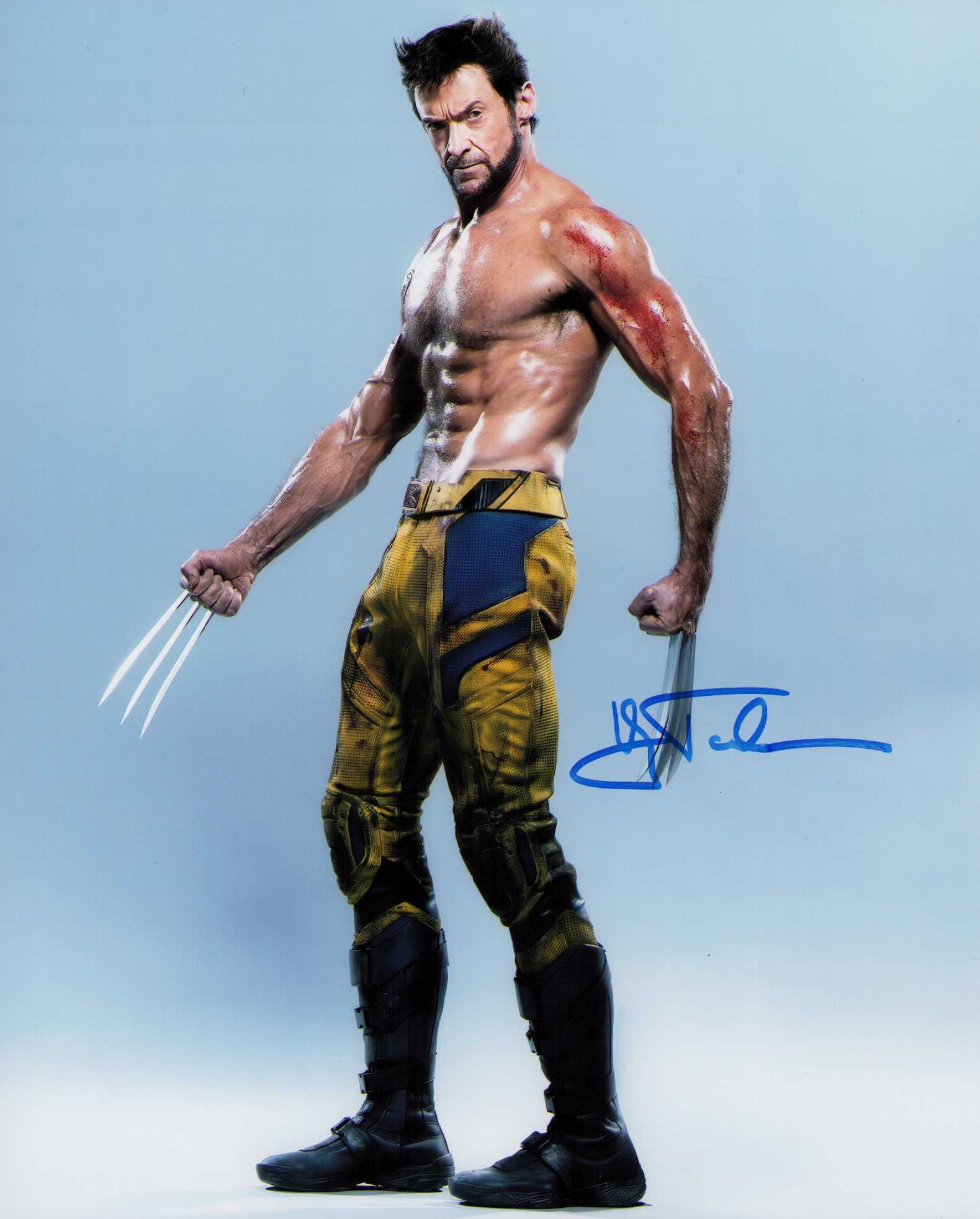Hugh Jackman Wolverine signed photograph (1 of 1)