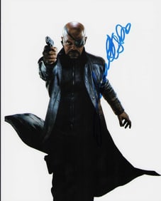 Samuel L Jackson Avengers signed photograph