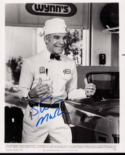 Steve Martin signed photograph: A vintage signed still from film the Jerk Certificate of AuthenticityEVERY item in this auction comes with at minimum a full illustrated serial numbered COA signed by the worlds leading authenticator