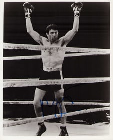 Robert Deniro Raging Bull signed photograph