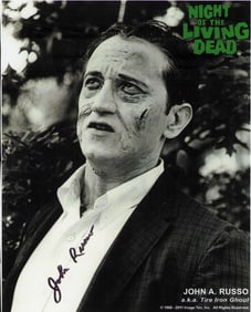 John Russo rare signed horror photograph