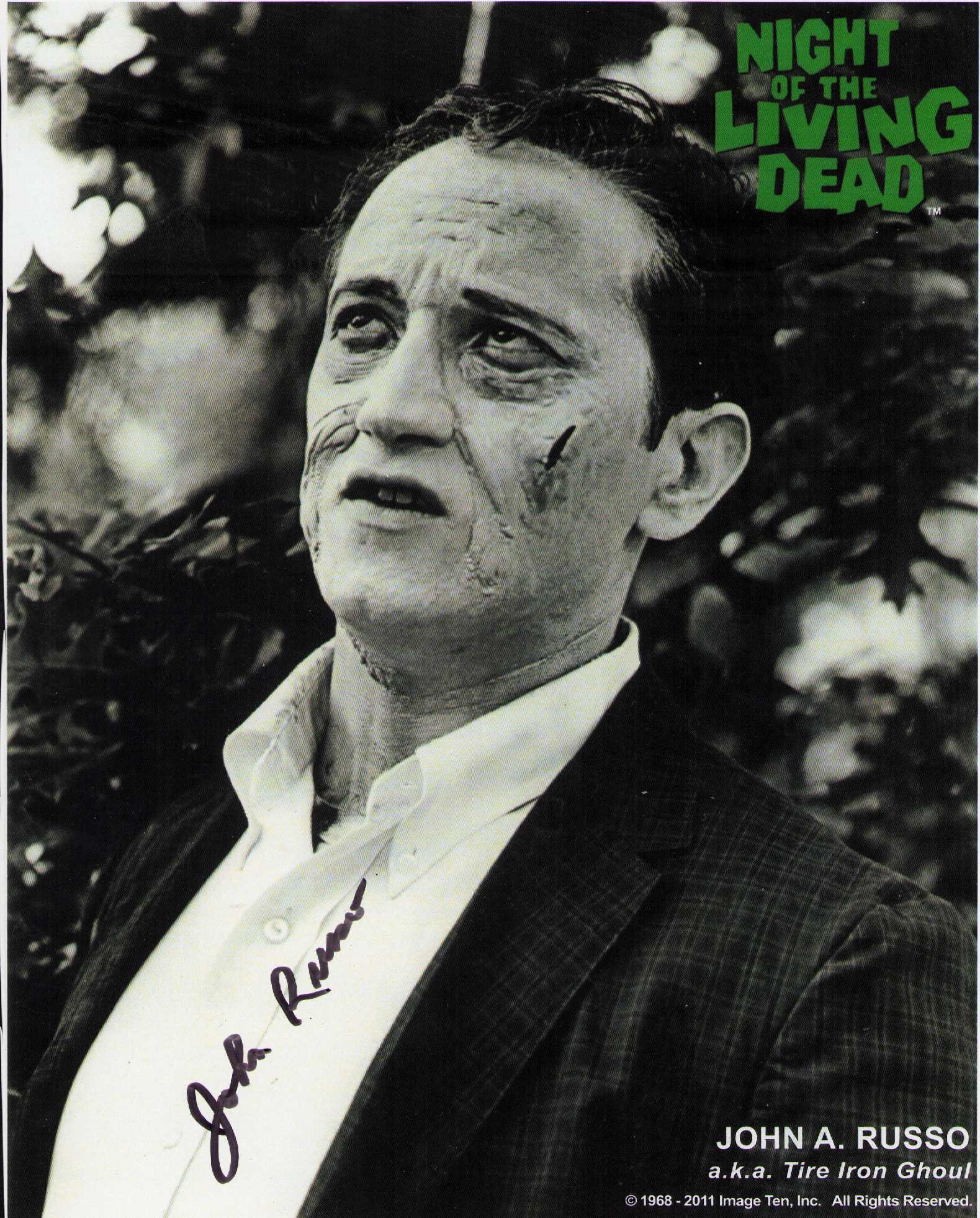 John Russo rare signed horror photograph (1 of 1)