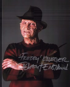 Robert Englund signed Freddy Photograph
