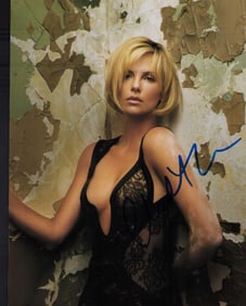 Charlize Theron sexy signed photograph