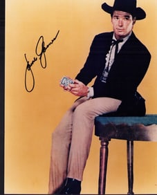 James Garner signed photograph Maverick