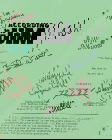 According to Jim Original script cast signed
