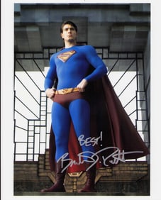 Brandon Routh Superman signed photograph