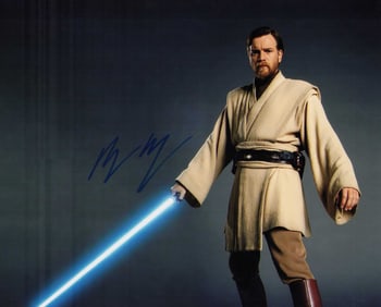 Ewan McGregor Star Wars signed photograph