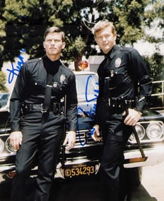 Adam 12 cast signed photograph