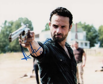 Andrew Lincoln Walking Dead signed photograph