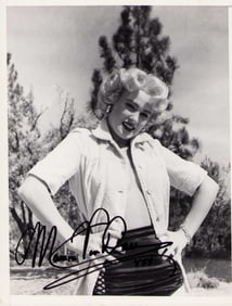 Mamie Van Doren signed photograph