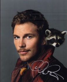 Chris Pratt signed photograph