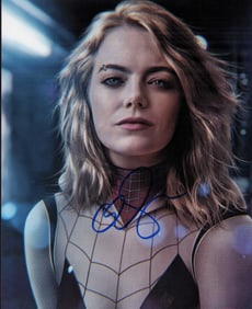 Emma Stone signed photograph