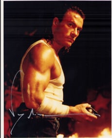 Jean Claude VanDamme signed photograph