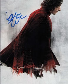 Adam Driver signed Star Wars photograph