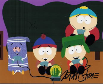 Matt Stone signed photograph South Park