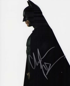 Christian Bale Batman signed photograph