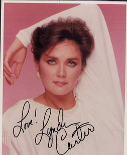 Lynda Carter signed photograph: A sexy vintage signed NON Wonder Woman 70s shot Certificate of AuthenticityEVERY item in this auction comes with at minimum a full illustrated serial numbered COA signed by the worlds leading authenti