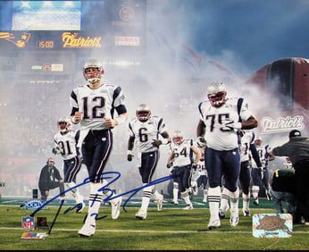 Tom Brady signed photograph