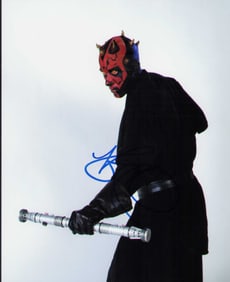 Ray Parks Darth Maul Star Wars Photograph signed