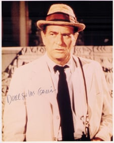 Darren McGavin signed photograph